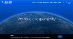 Desktop Screenshot of hexion.com